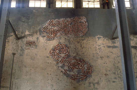 Brick Art Installation by Elizabeth Montague